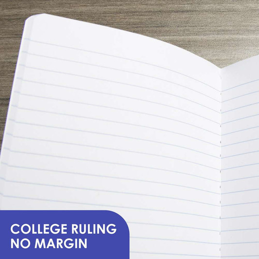 BAZIC 80 Ct. 5" x 7" Floral Poly Cover Personal Composition Book