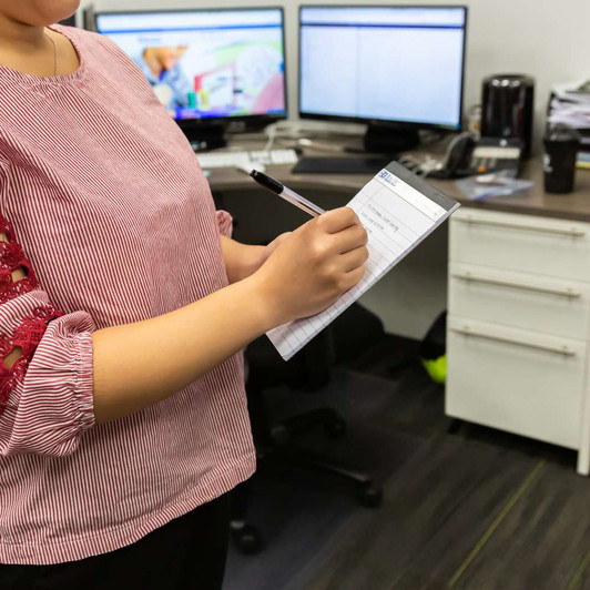 Bazic 2 PK 50 Ct. 5 x 8" White Jr. Perforated Writing Pad