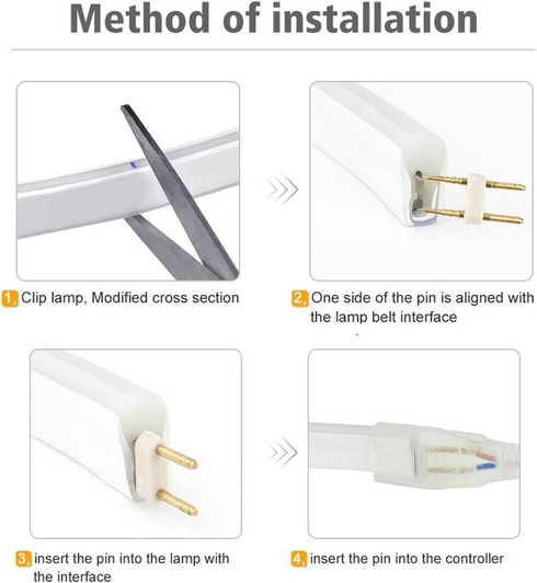 LED Neon Pink color Strip Light 110V 2835 120leds/m IP65 Waterproof Flexible LED Hose can cut each meter