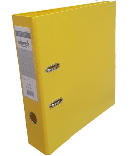 Ofimak Yellow A4 8 CM Lever Arch Box File