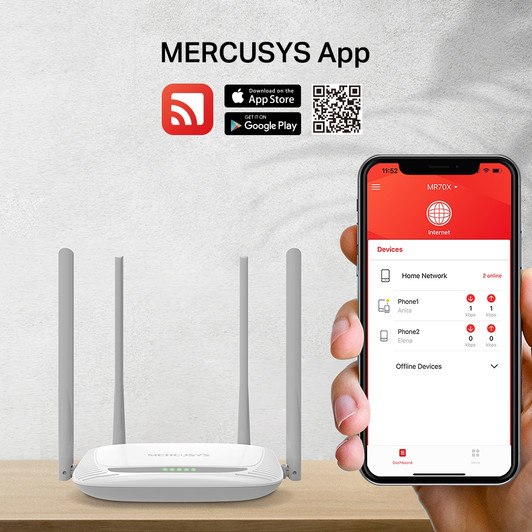 Mercusys 300 Mbps MW325R Enhanced Wireless N Router