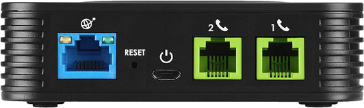 Grandstream HT802 2 Port VoIP Analog Telephone Adapter - Black Grandstream HT802 2 Port VoIP Analog Telephone Adapter - Black