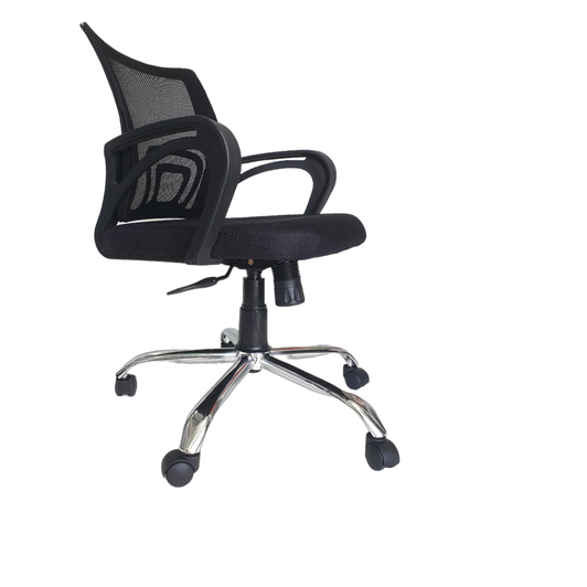 Black Mesh Office, Computer Swivel and Armrest Desk Chair