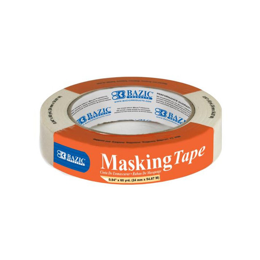Bazic 0.71" x 2160" General Purpose Masking Tape