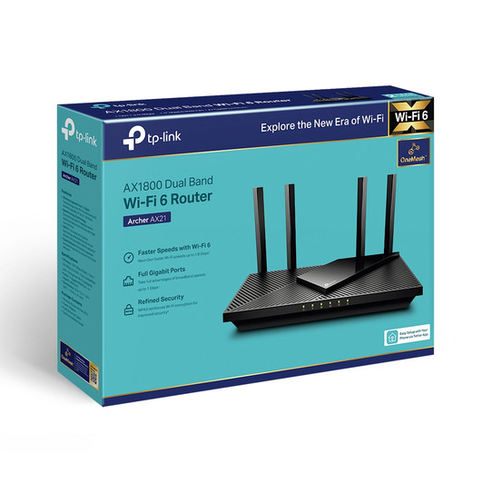 TP-Link AX1800 WiFi 6 Router AX21