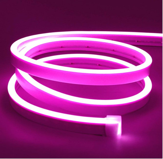 white pink Neon Outdoor LED Strip light 5 Meters 12 volt