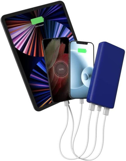 Mophie Power Boost XL 20000mAh Portable USB-C port Power Bank, Cobalt Blue