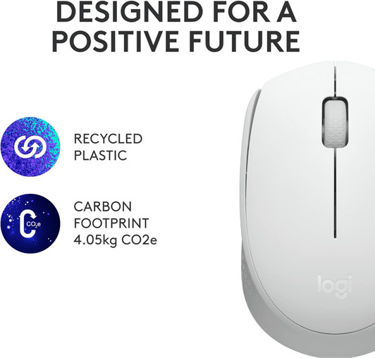 Logitech M170 Off White Wireless Mouse