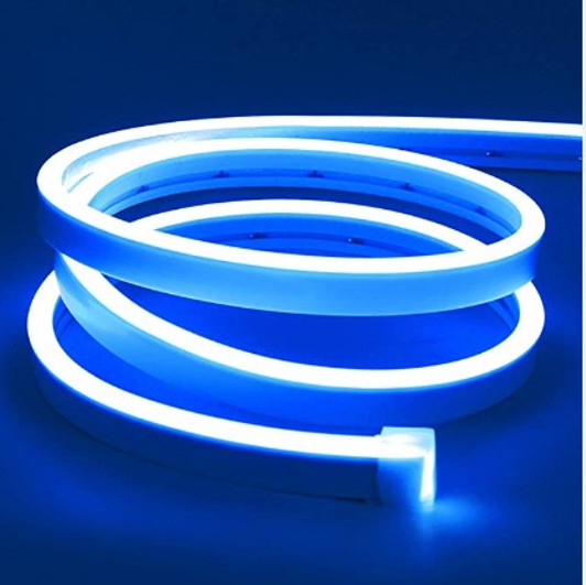 White blue Neon Outdoor LED Strip light 5 Meters 12 volt