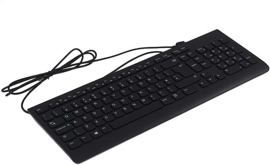 Lenovo 300 USB Keyboard, Wired, Adjustable Tilt