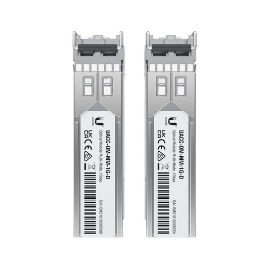 Ubiquiti Optical Multi-Mode Transceiver Module, 1G, 2-Pack