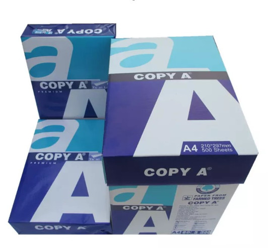 Copy A 80 GSM A4 Copy paper 500 sheets per ream, 5 ream box