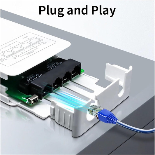 CTG 4 Port Gigabit Outdoor Waterproof POE Repeater / Extender IP55 VLAN 44-57V 30W