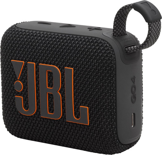 JBL Go4 Portable Bluetooth Wireless Speaker, IP67 Waterproof and Dustproof Built-in Battery - Black