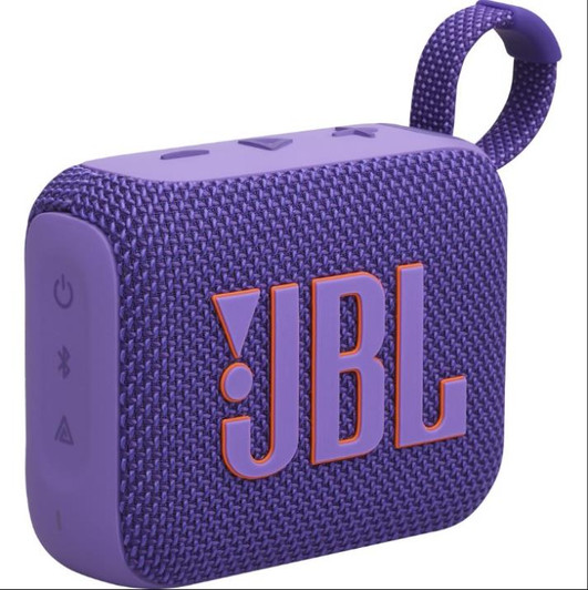 JBL Go4 Portable Bluetooth Wireless Speaker, IP67 Waterproof and Dustproof Built-in Battery -Purple