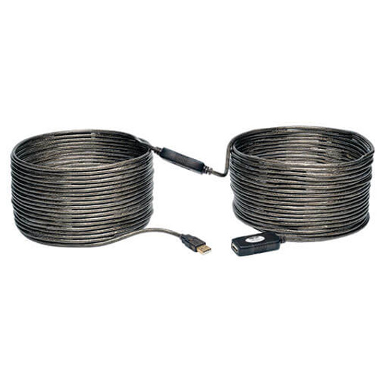 Tripp Lite 65FT (20M) USB 2.0 Hi-Speed A/B Active Repeater Cable (M/M) Silver