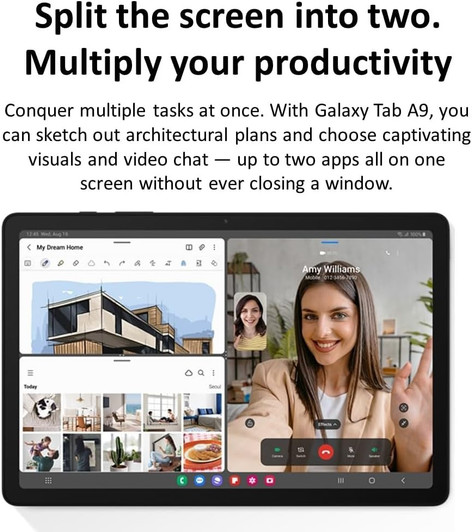 Samsung Galaxy Tab A9 With 8.7"Screen, 64GB Storage, 4GB RAM-Graphite