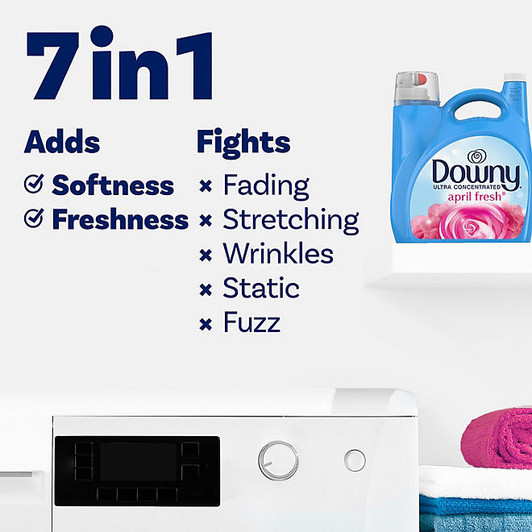 Downy Liquid Fabric Softener, April Fresh, 251 loads, 170 fl. oz.