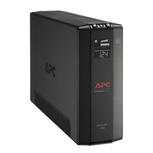 APC 1350VA,810W UPS Battery Backup With Surge Protectation And Dataline Protection.