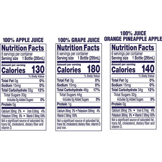 Welch's 100% Juice Variety Pack 10 oz., 24 pk.
