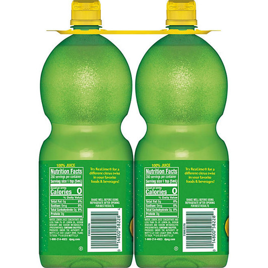 ReaLemon 100% Lemon Juice 48 fl. oz. bottles, 2 pk.