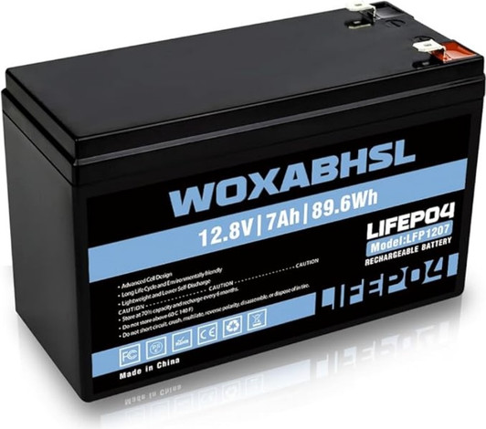 LiFePO4 12V 7Ah Lithium Battery