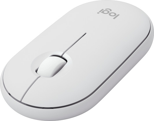 Logitech M350S Pebble Wireless Tonal Off-White Mouse