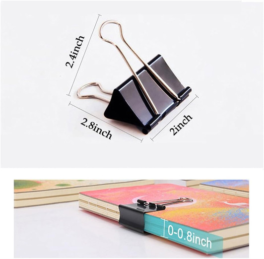 Studmark Binder Clips 51mm (2") 12pcs.