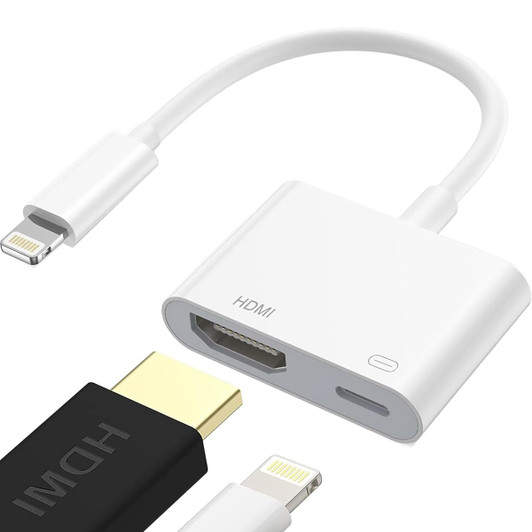 Apple Lightning to HDMI Adapter With Lightning Port