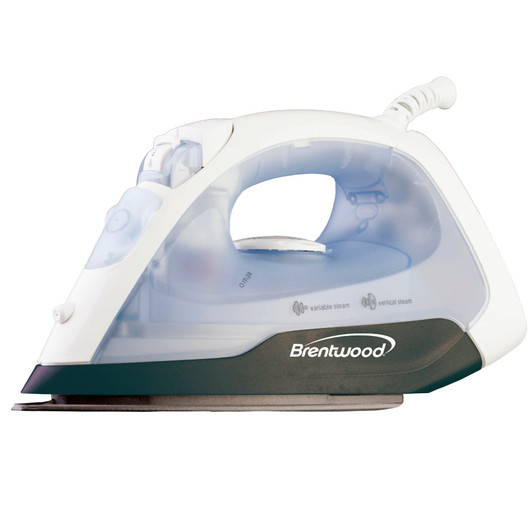 Brentwood Steam Iron Non-Stick, 1000-watt- Silver Brentwood Steam Iron Non-Stick, 1000-watt- Silver