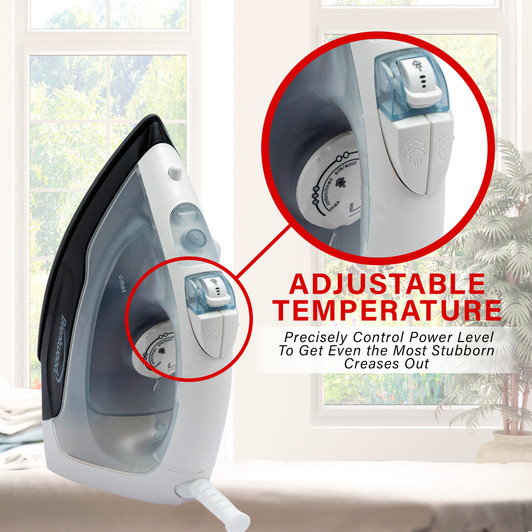 Brentwood Steam Iron Non-Stick, 1000-watt- Silver Brentwood Steam Iron Non-Stick, 1000-watt- Silver