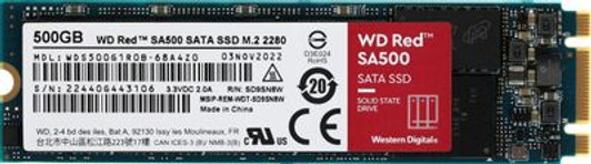 WD 500GB 2.5" SATA Internal SSD Hard Drive-RED