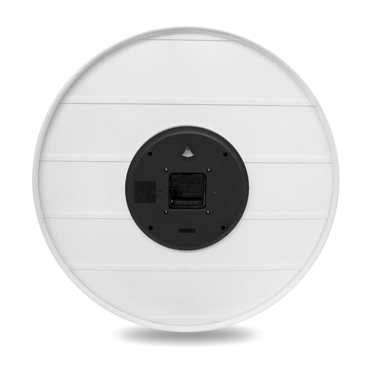 Mainstays 20" Analog Whitewashed Wood Plank Wall Clock