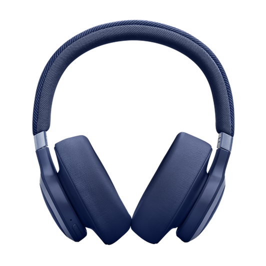 JBL LIVE 770NC - Adaptive Noise Cancelling with Smart Ambient Wireless Over-Ear Headphones, Bluetooth 5.3, Up to 65H Battery Life with Speed Charge-Blue
