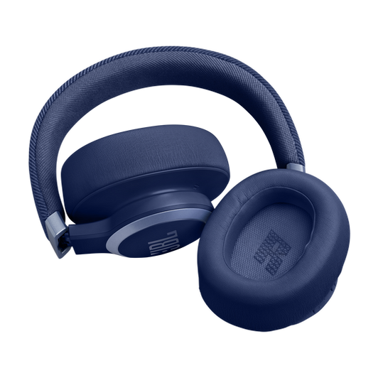 JBL LIVE 770NC - Adaptive Noise Cancelling with Smart Ambient Wireless Over-Ear Headphones, Bluetooth 5.3, Up to 65H Battery Life with Speed Charge-Blue