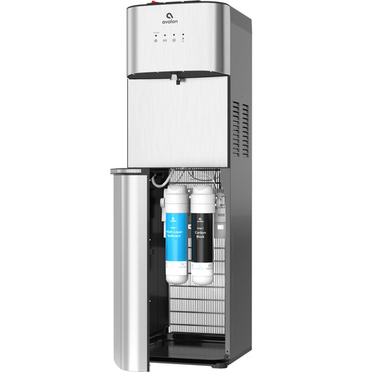 Avalon Bottleless Water Cooler With Installation Kit-Silver