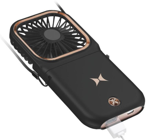 Xtreme 4000mAh Power Bank USB-A, USB-C Ports  With Portable Fan