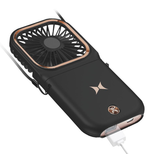 Xtreme 4000mAh Power Bank USB-A, USB-C Ports  With Portable Fan