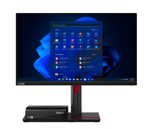Lenovo ThinkCentre 23.8″ Flex Tiny-In-One 60HZ (1920×1080) IPS LCD Monitor With HDMI and Display Port-Black
