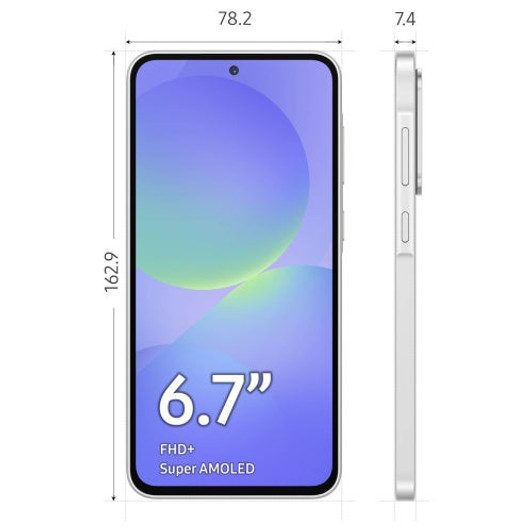 Samsung Galaxy A36 5G With 8GB RAM, 128GB Storage-Awesome White