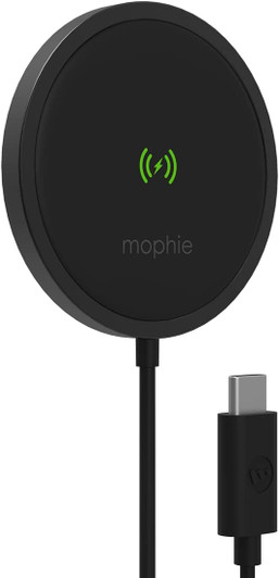 Mophie snap+ Wireless Charger - 15W Wireless Charging pad for Qi-Enabled and MagSafe Compatible Devices