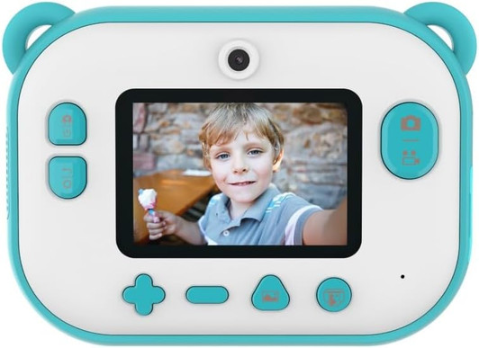 myFirst Insta 2 - New, Hybrid Camera, 12MP Instant Print, Accessories Included, Inkless, microSD - Blue