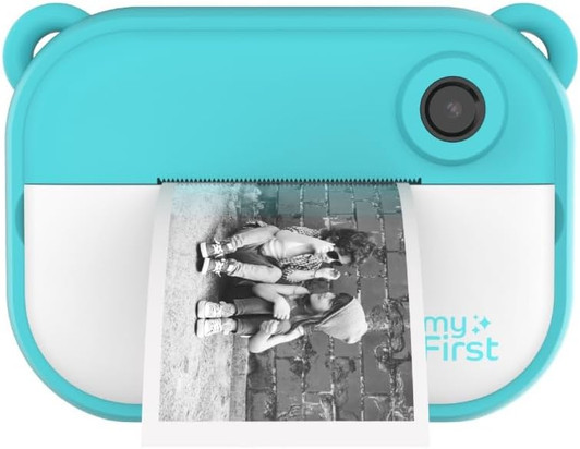 myFirst Insta 2 - New, Hybrid Camera, 12MP Instant Print, Accessories Included, Inkless, microSD - Blue