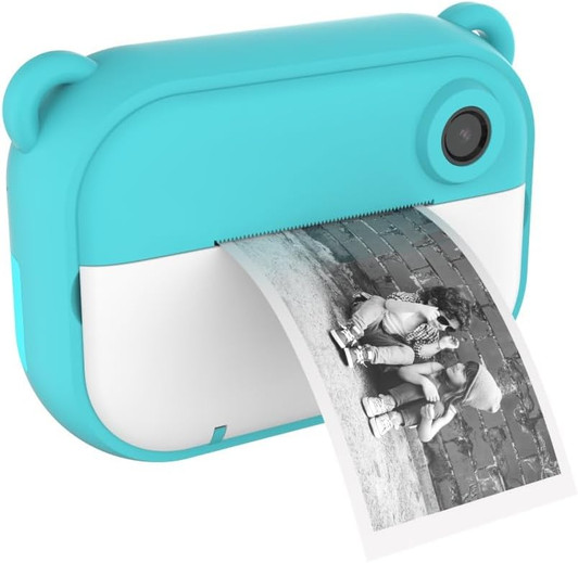 myFirst Insta 2 - New, Hybrid Camera, 12MP Instant Print, Accessories Included, Inkless, microSD - Blue