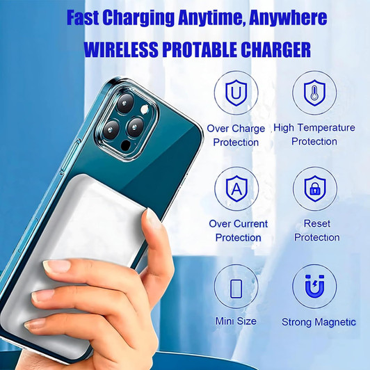 Wireless Magnetic Power Bank 5000Mah