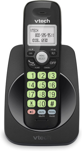 VTech Black VG131 DECT 6.0 Bluetooth Cordless Caller ID Phone