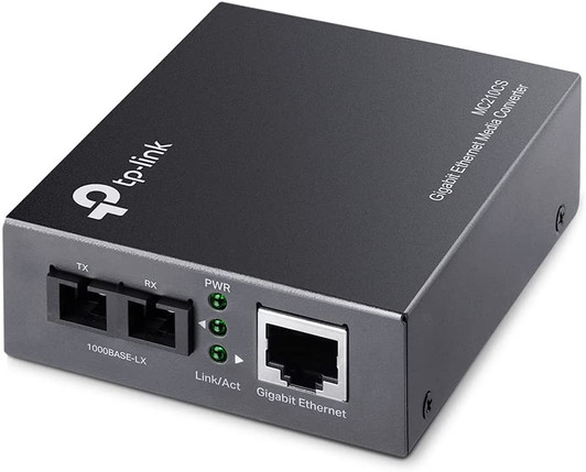 Tp-Link Gigabit Ethernet Media Converter Up to 1000MBps RJ45 To 1000M Single Mode SC Fiber