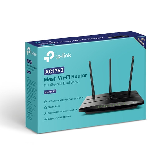 TP-Link AC1750 Mesh Wireless Dual Band Gigabit Router Works with Alexa, VPN Server, Parental Control, QoS