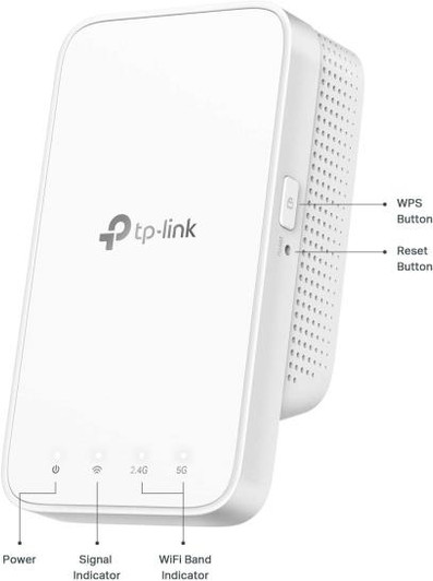 TP-Link AC1200 Mesh WIFI Range Extender Up to 1200 Mbps WIFI Repeater Signal Booster