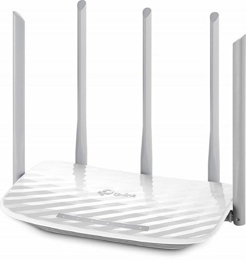 TP-Link Archer C60 AC1350 Dual Band Wireless, Wi-Fi Speed Up to 867 Mbps/5 GHz + 300 Mbps/2.4 GHz, Supports Parental Control, Guest WiFi, MU-MIMO Router